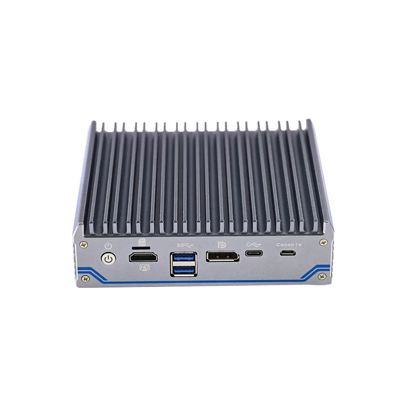 10th Celeron J4125 similar i5-6200U processor industrial mini box support sim card external 4 LAN