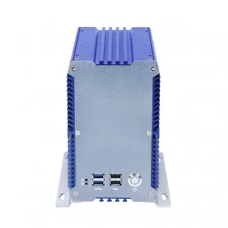 Support 9-36V industrial blue embedded box PC support PCIE X4 2PCI 10G LAN