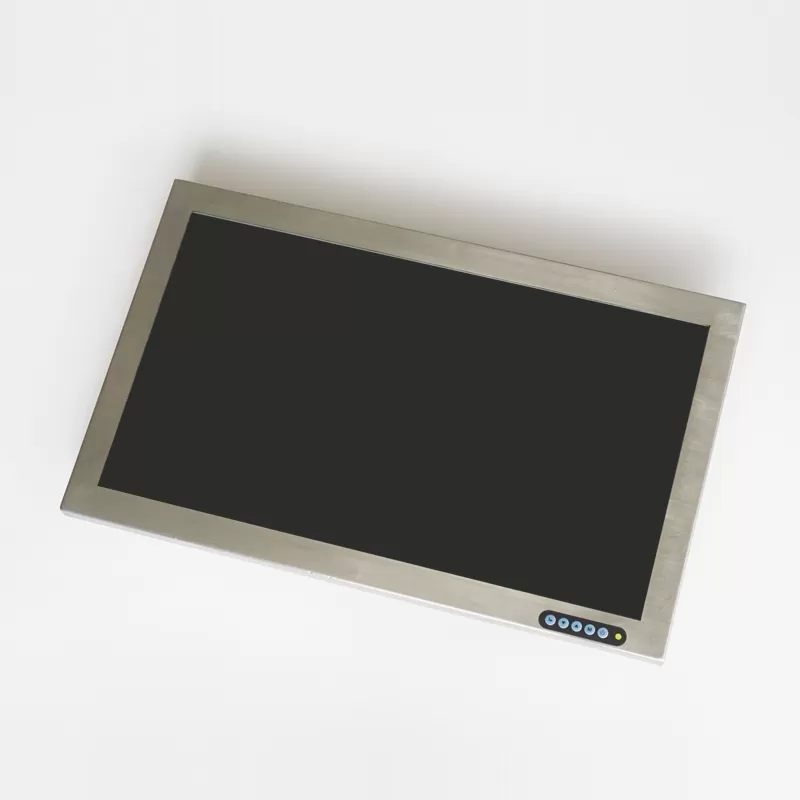 21.5 inch IP66 waterproof Stainless Steel monitor with 3mm AF glass