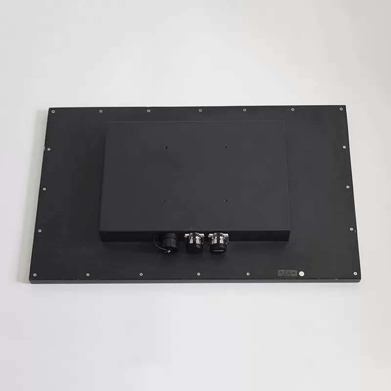 21.5 inch IP66 Black Stainless steel 304 industrial LCD monitor with 1000nits and 3mm AF Glass, anti fog and anti-fingerprint