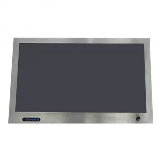 24 inch Stainless Steel 1000nits non touch LCD Monitor with dimmer knob