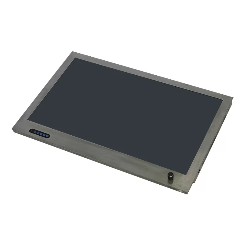 24 inch Stainless Steel 1000nits non touch LCD Monitor with dimmer knob