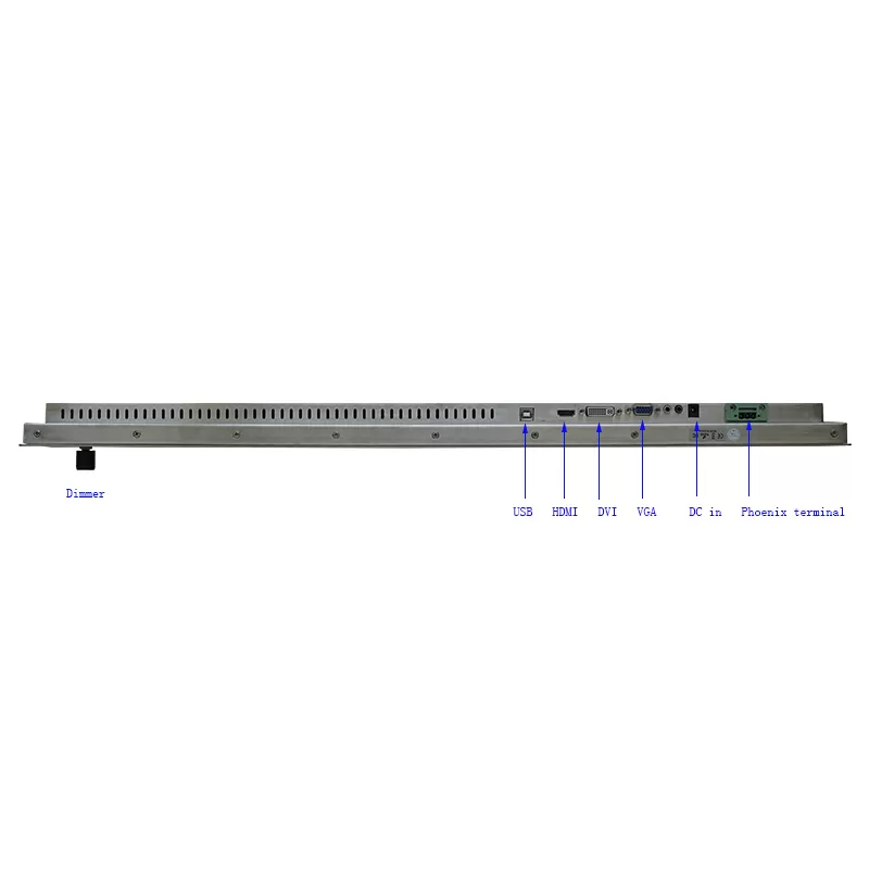 27 inch Stainless steel 1000nits Capacitive touch Monitor with dimmer knob