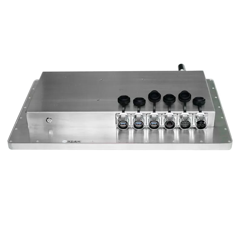 18.5 inch flat panel Stainless Steel 304 IP65 waterproof Panel PC with round corner
