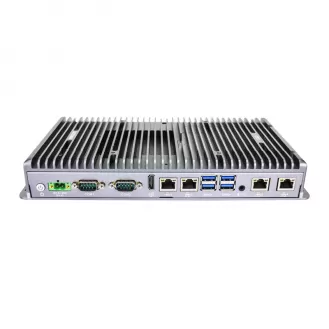 Win11 support 4 LAN 4 COM industrial embedded PC with 9-36V DC 16 GPIO