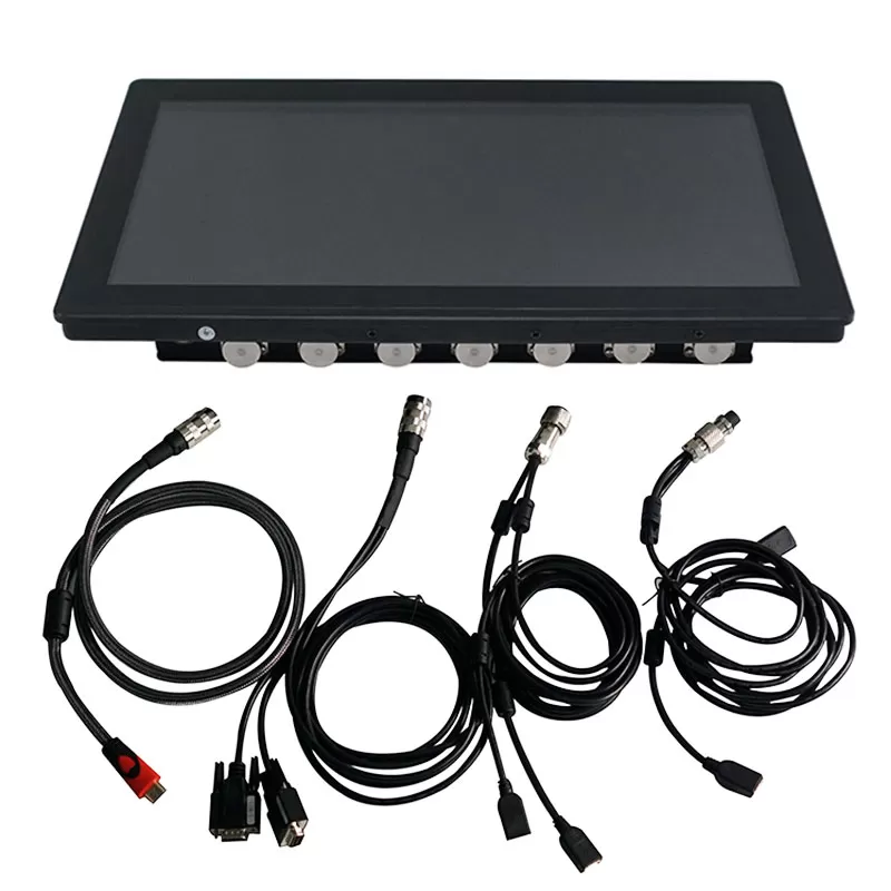 15.6 inch IP65 PCAP touch panel PC with 2mm AF Glass (anti cooling lubrication (spray) and oilmist)