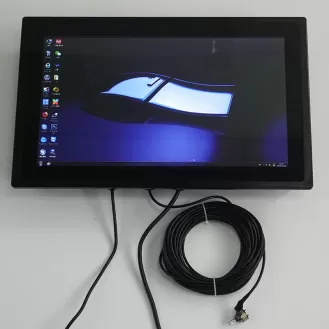 15.6 inch 1920*1080 IP67 waterproof LCD monitor 1000nits with 10cm dimmer cable