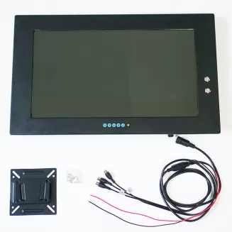 18.5 inch 3AV camera monitor with IP67 waterproof and 1000nits and mirror image function