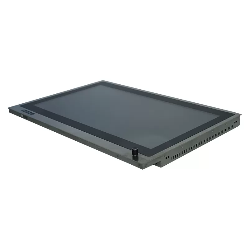 27 inch Stainless steel 304 front IP65 sunlight readable touch monitor with dimmer knob