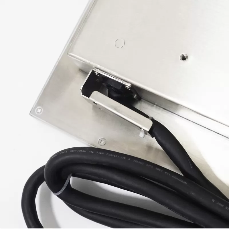 10.4 inch IP65 Stainless steel 304 waterproof panel PC with a box PC via cable connected