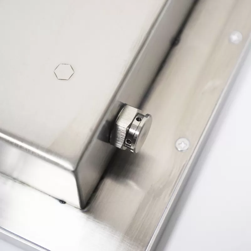10.4 inch IP65 Stainless steel 304 waterproof panel PC with a box PC via cable connected