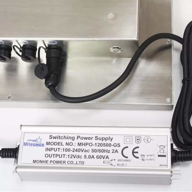 17 inch IP67 waterproof Stainless steel 304 resistive touch panel PC for meat factory