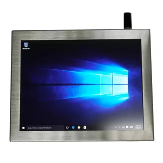 19 inch Full IP65 waterproof Stainless steel 304 panel computer 1000nits sunlight readable WIFI