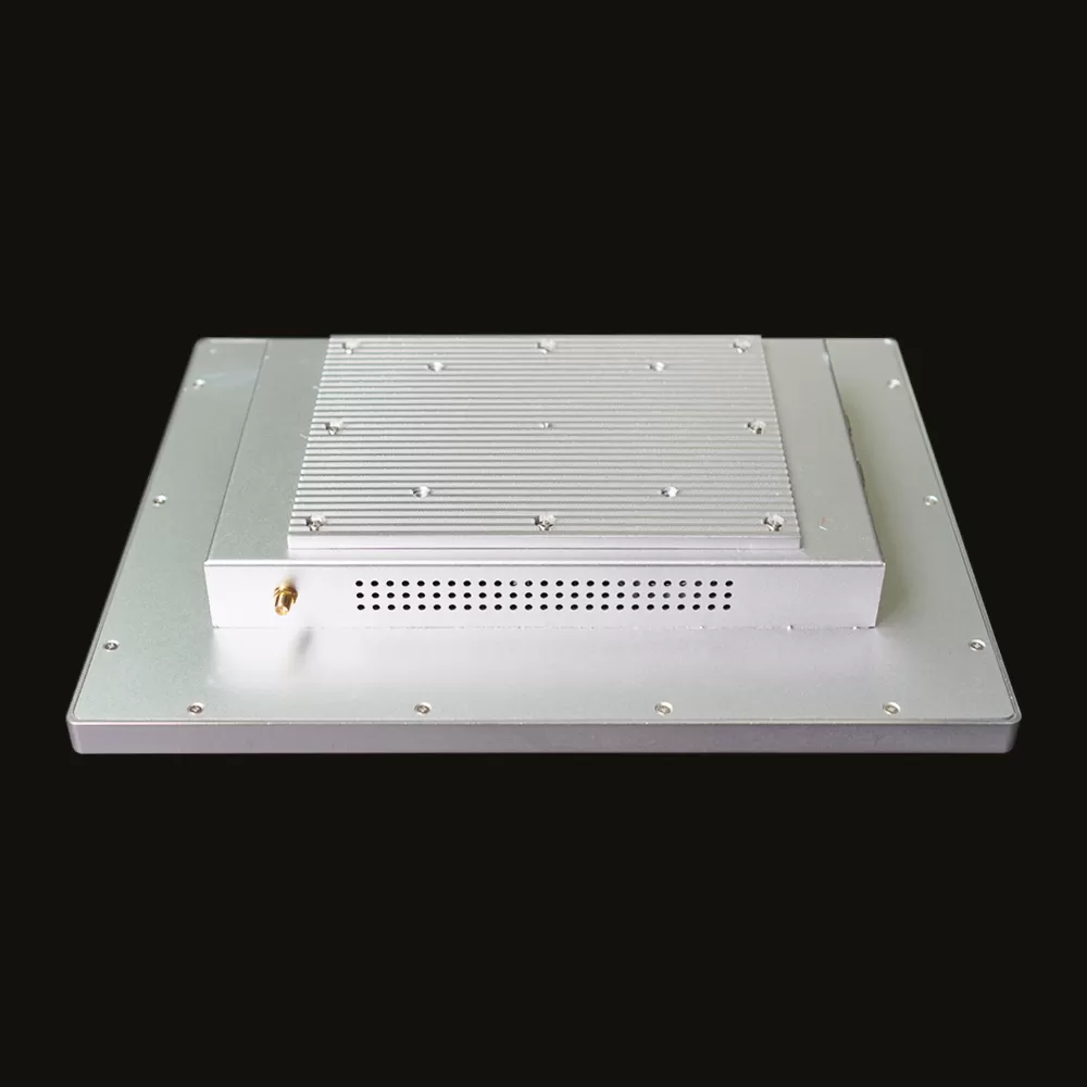 15 inch Silver Color J1900 Resistive touch panel PC WIFI 2 RJ45 port