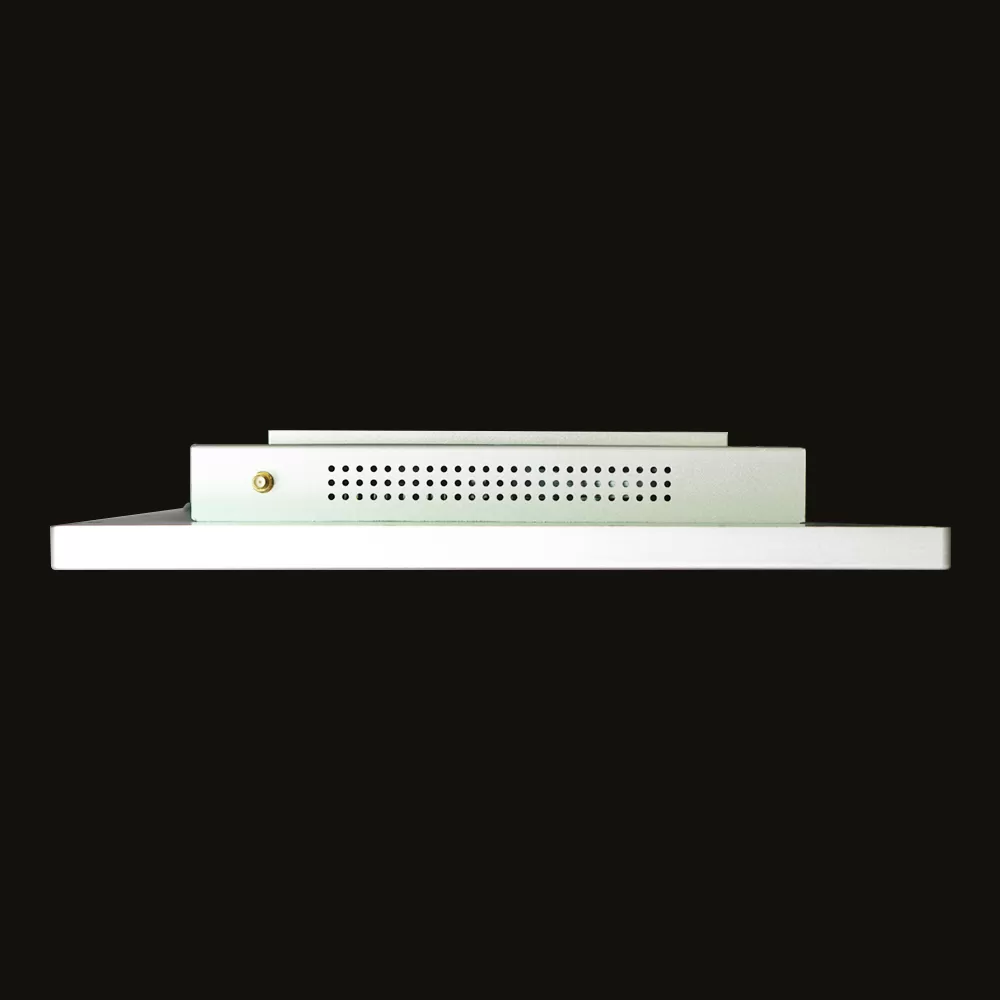 15 inch Silver Color J1900 Resistive touch panel PC WIFI 2 RJ45 port