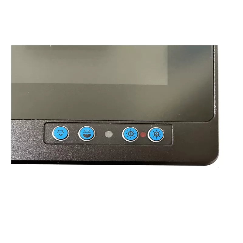 2 Volume and Brightness Button 8 10.1 Inch Full IP65 1000nits Sun-Readable LCD Monitor(3 in 1)