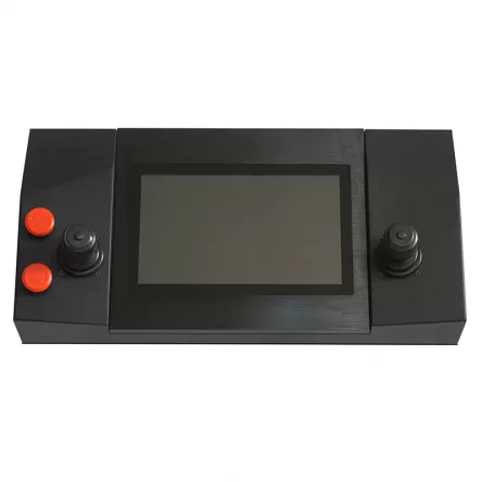 11.6 inch industrial PCAP touch panel PC with 3 axis Joystick and two emergency button