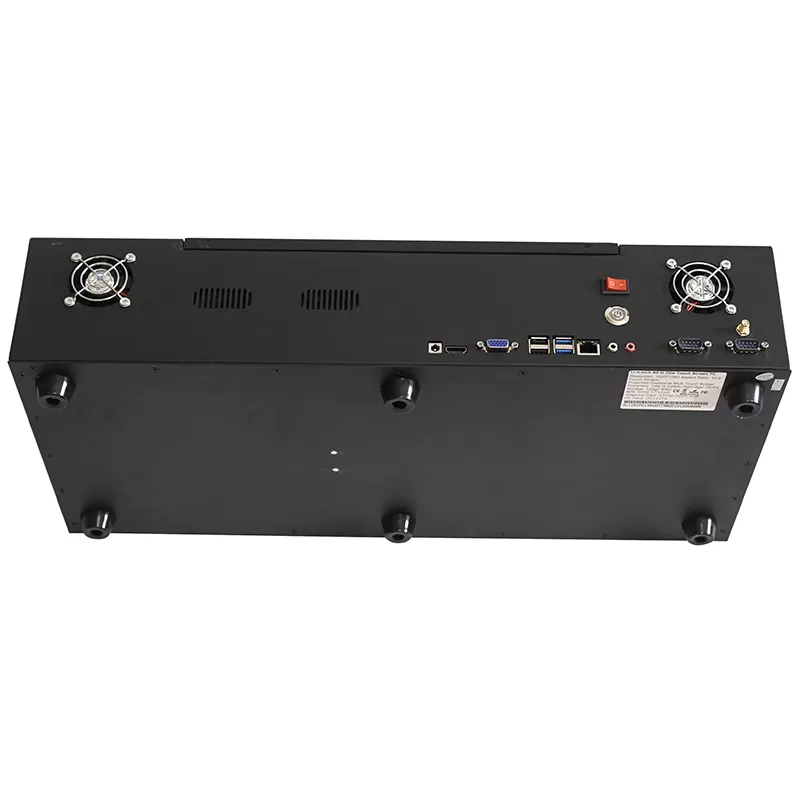 11.6 inch industrial PCAP touch panel PC with 3 axis Joystick and two emergency button