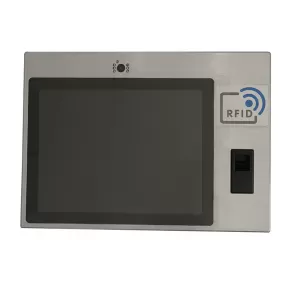 15 inch industrial panel PC with RFID, Fingerprint and Camera