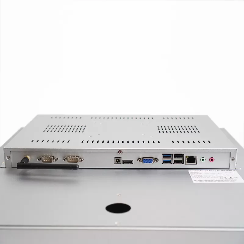19 inch J1900 industrial Embedded Capacitive touchscreen panel PC with emergency button
