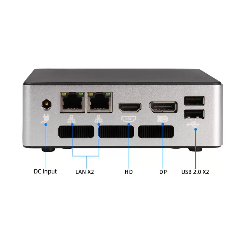 i3 i5 i7 13th CPU Mini PC HDMI+DP 2*NVME Mini Desktop computer Win11 support