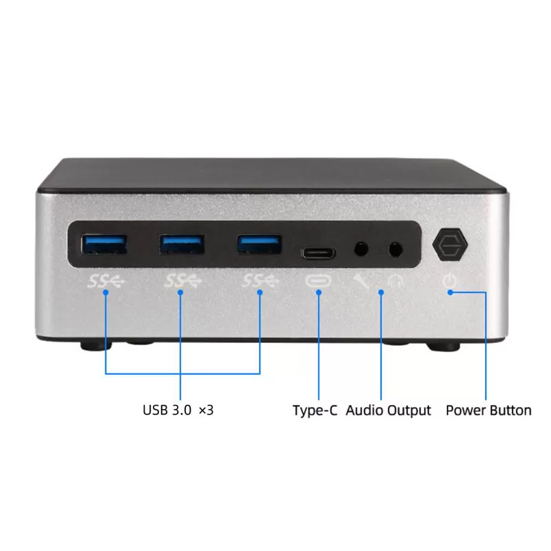 i3 i5 i7 13th CPU Mini PC HDMI+DP 2*NVME Mini Desktop computer Win11 support