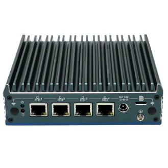 N100 processor industrial mini PC with 4*2.5G LAN iKuai pfsense