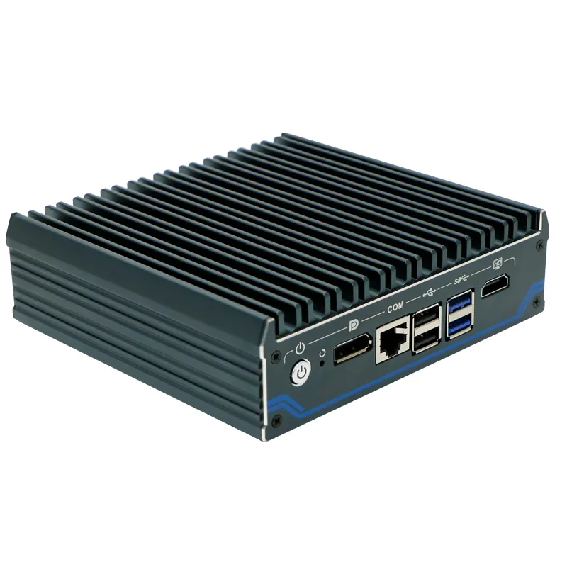 N100 processor industrial mini PC with 4*2.5G LAN iKuai pfsense