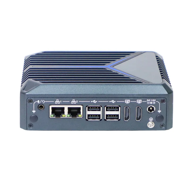 N150 CPU Mini PC 8*USB Industrial mini box with 2 HDMI DDR5 Memory