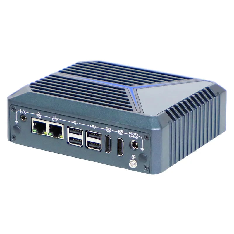 N150 CPU Mini PC 8*USB Industrial mini box with 2 HDMI DDR5 Memory