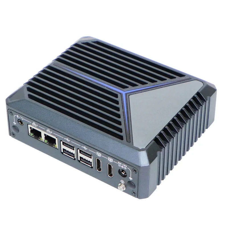 N150 CPU Mini PC 8*USB Industrial mini box with 2 HDMI DDR5 Memory