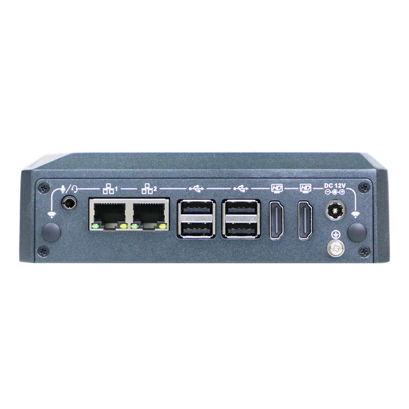 N150 CPU Mini PC 8*USB Industrial mini box with 2 HDMI DDR5 Memory