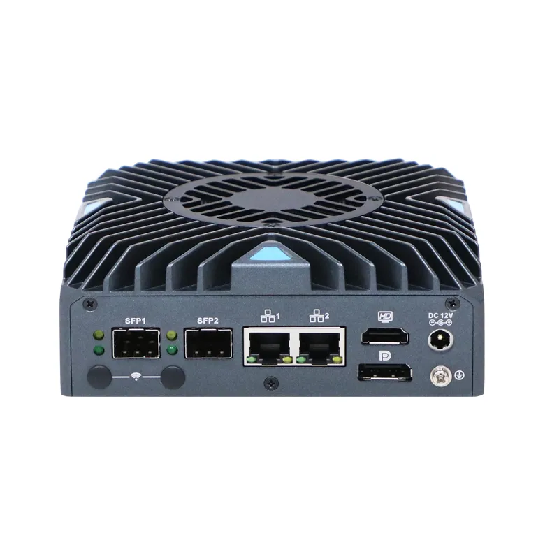 2*10G 2*2.5G LAN Aluminum alloy mini PC N150 mini computer DP HDMI GPIO Optional