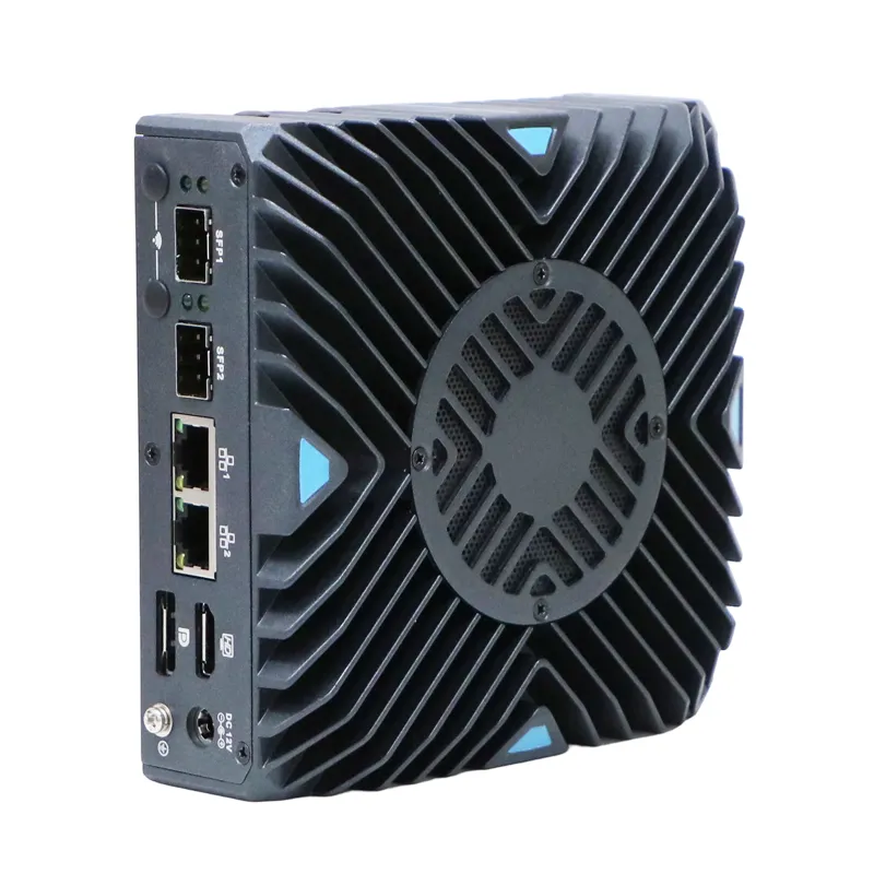 2*10G 2*2.5G LAN Aluminum alloy mini PC N150 mini computer DP HDMI GPIO Optional