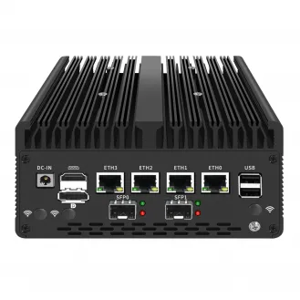 2 or 4*10G LAN industrial Mini form factor PC  with 4*2.5G LAN DP HDMI