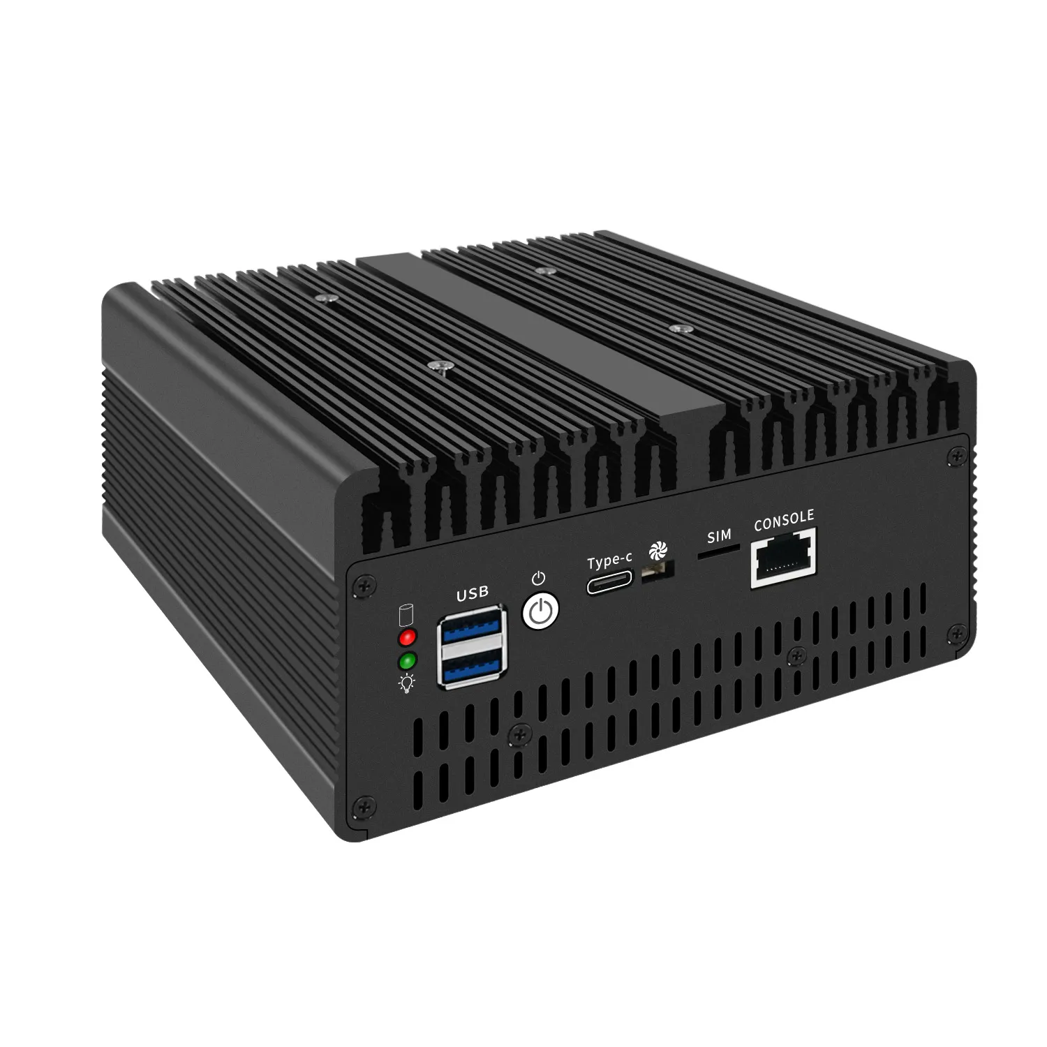 2 or 4*10G LAN industrial Mini form factor PC  with 4*2.5G LAN DP HDMI