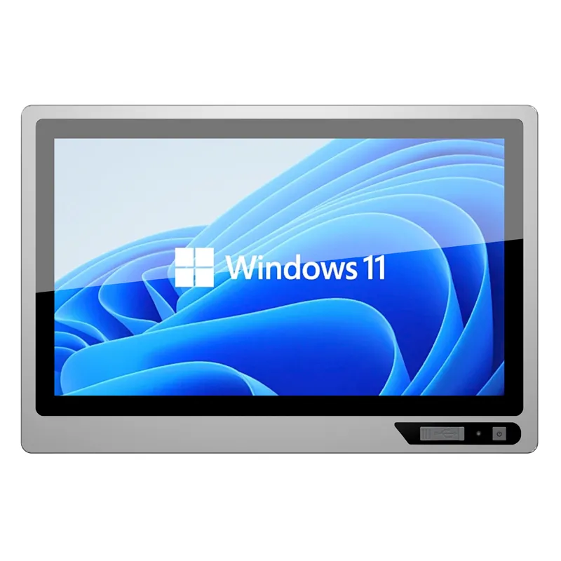 Front USB 10.1"-21.5" Industrial Resisitive/Capacitive touch panel PC 9-36V Optional