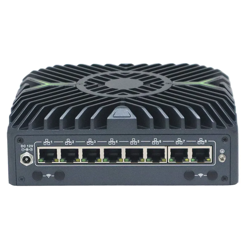 8*2.5G LAN Industrial Mini Firewall Router PC with HDMI DP Type-C Displaying